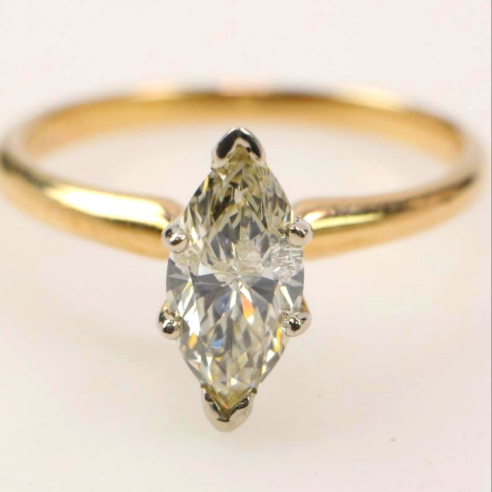 .86ct Diamond Solitaire 14k Gold Engagement Ring